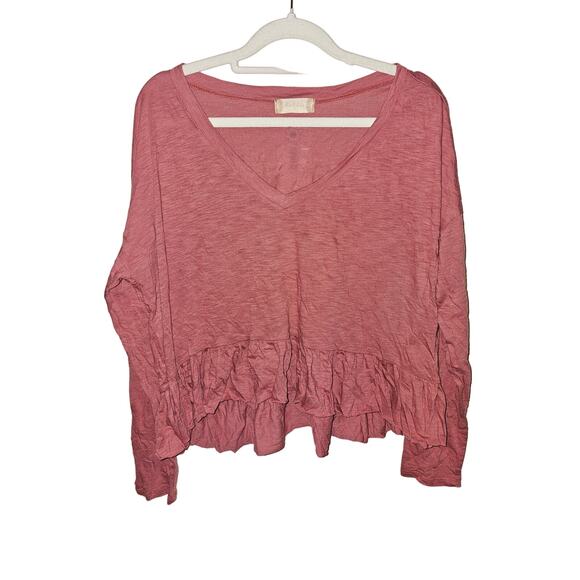 Altar'd State Women's Shirt Top Tiered Ruffled Size Small (317) - Picture 1 of 4